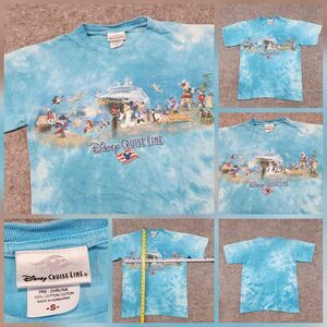 VTG Y2K Walt Disney Cruise Line Adult Mens Womens S Small Graphic T Shirt RARE